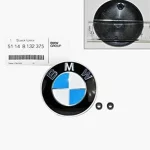 BMW Hood Emblem Logo Badge Roundel 82mm Genuine OE 51148132375 - Image 2