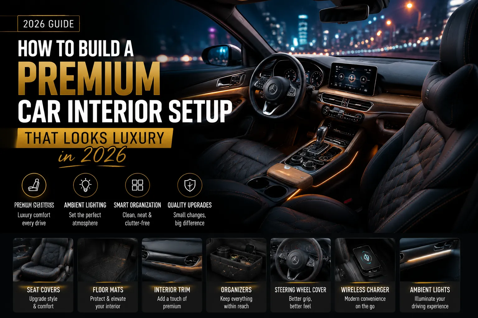 car interior setup