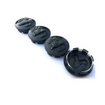 4pcs 63mm Dodge Wheel Center Caps Black - Image 3