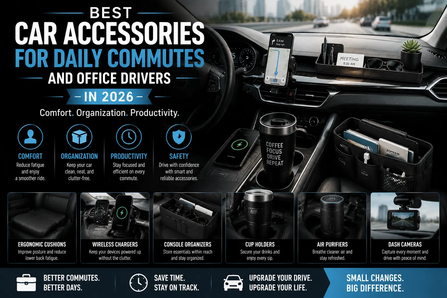 car accessories for commuters