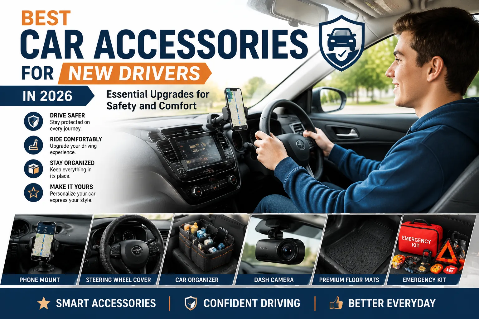 car accessories for new drivers
