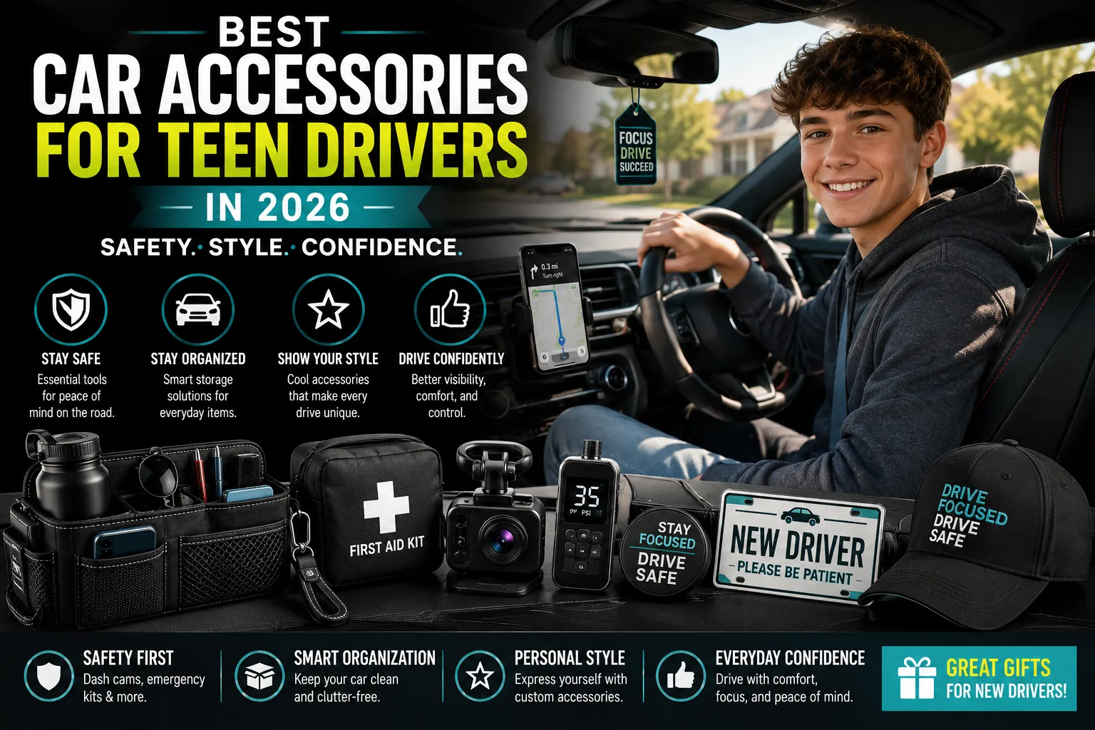 car accessories for teen drivers