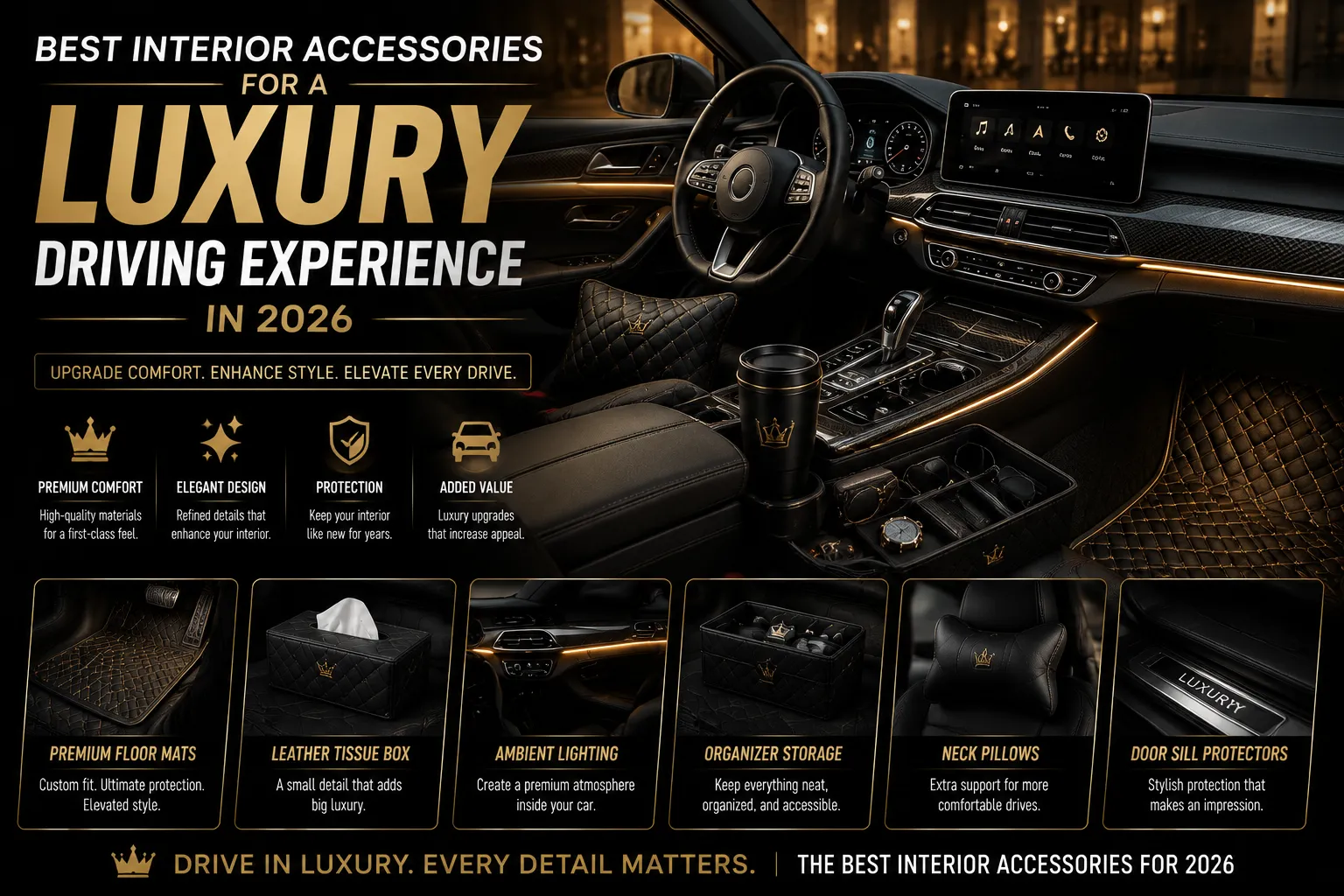 luxury car interior accessories