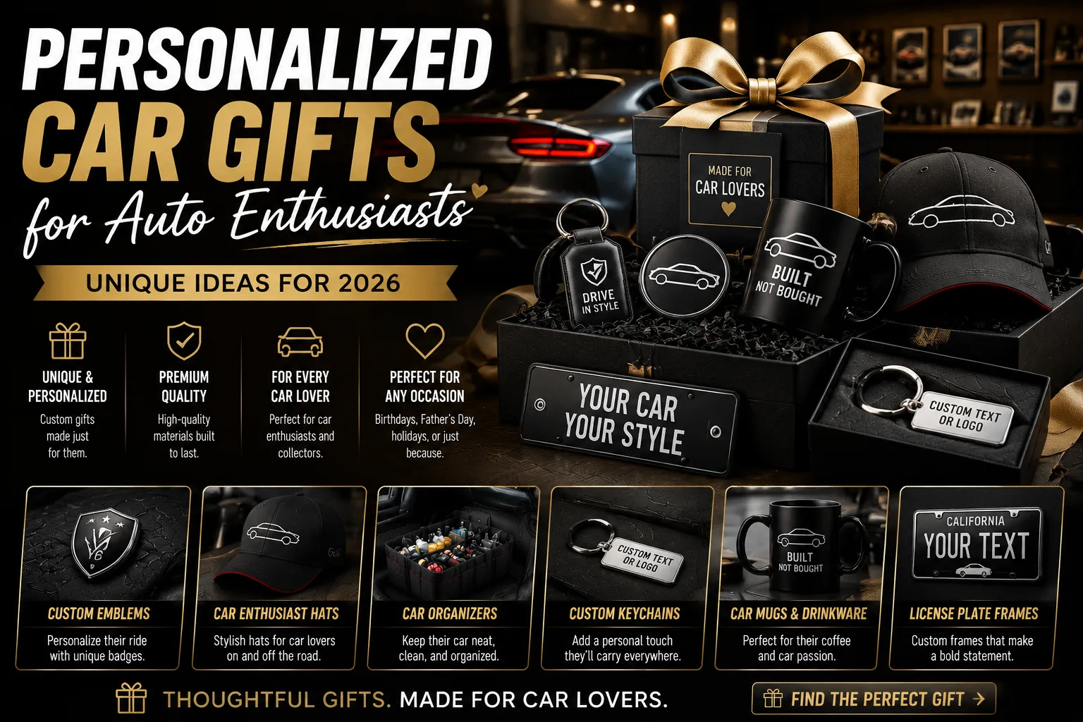 personalized car gifts